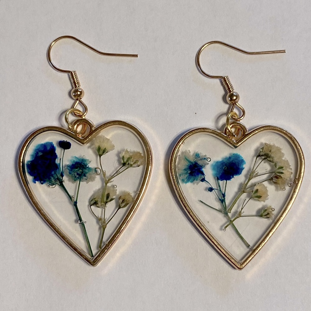 Handmade resin earrings